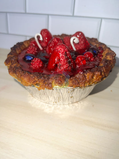 Very-Berry Pie Candle