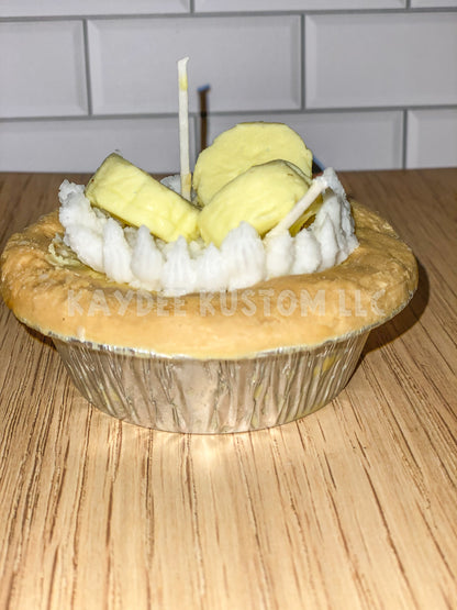 Pastel de crema de banana 