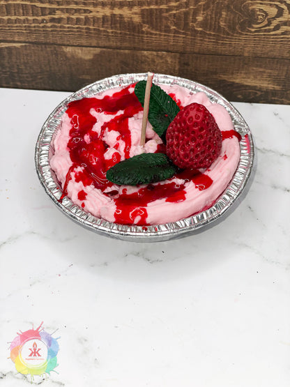 Strawberry Cream Pie Candle